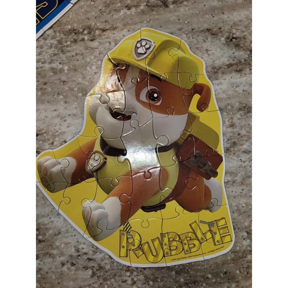Nickelodeon Paw Patrol 5‎ Shaped Puzzles Chase Skye Rubble Marshall Rocky Zuma
